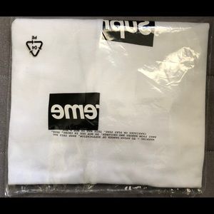Supreme X Comme Des Garcons Box Logo White T-Shirt